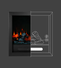 Electric Fake Fire for Fireplace