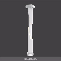 Polyurethane Decorative Column with Integrated LED Lighting