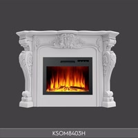 Decorative Polyurethane Fireplace Mantel Surround Model