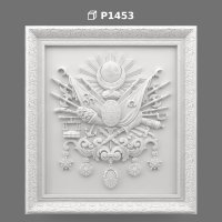 Polyurethane Ottoman Coat of Arms Decorative Relief Panel