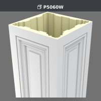 Polyurethane 60x60x240 cm Decorative Pilaster Column – P5060W