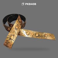 Aged Copper Riveted Rubber Beam Strap 2x1040x40 mm
